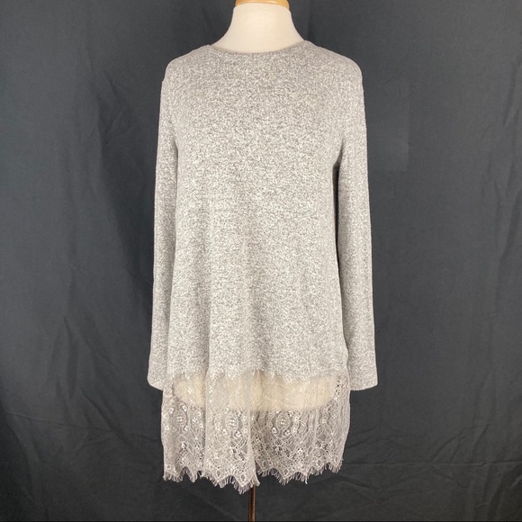 Zara women’s lace sweater tunic top - Picture 1 of 10